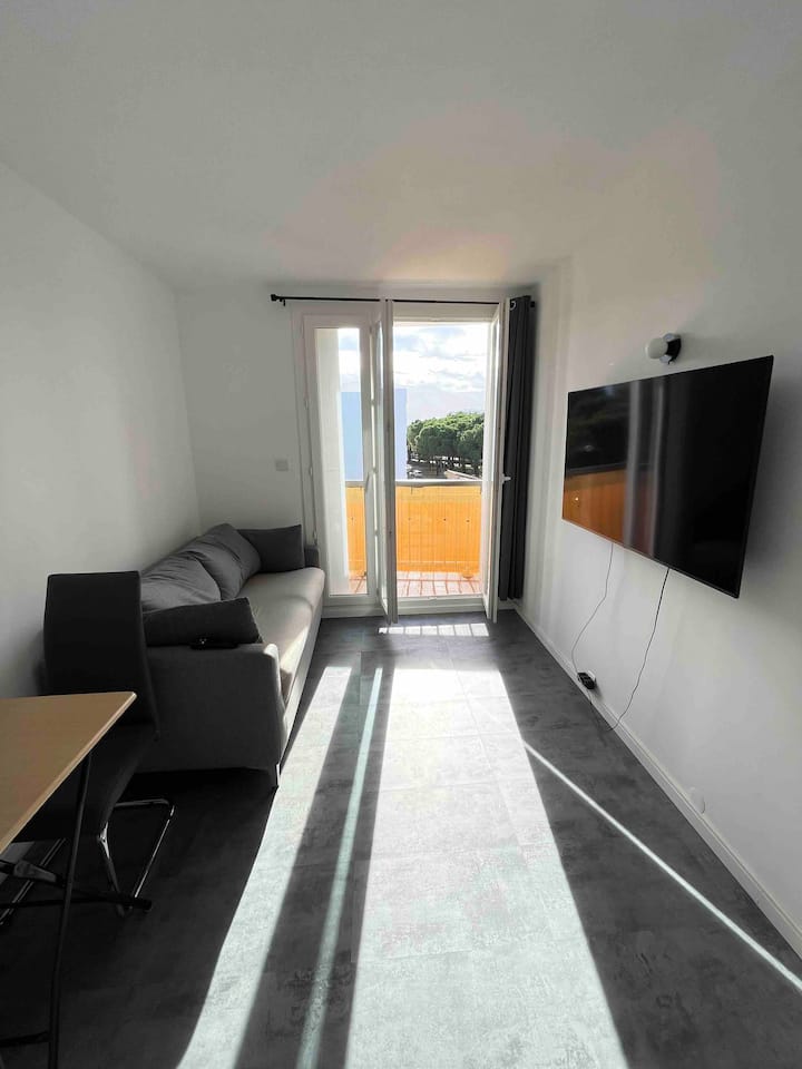 Balcon, Soleil Et Parking Appartement Plage Nord - Argelès-sur-Mer