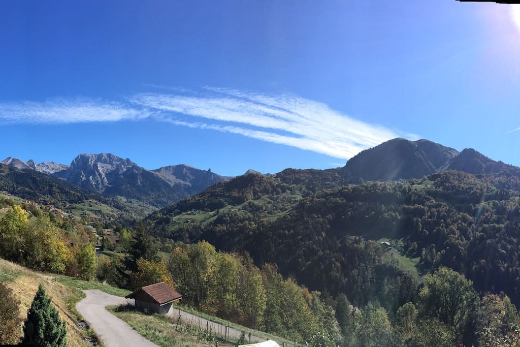 Vue depuis le chalet