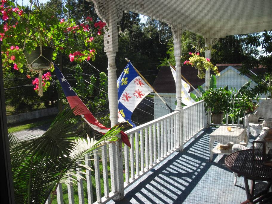 Second Floor New Orleans Style Balcony