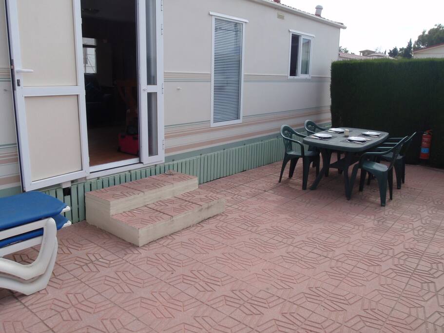 Exterior and patio