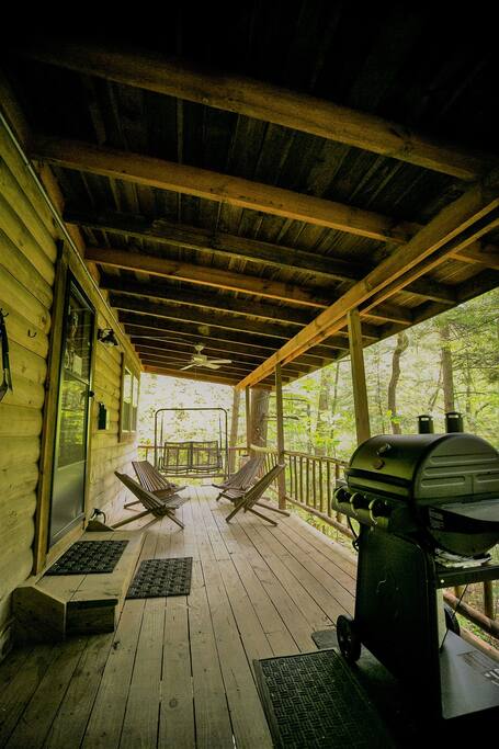 Kick back with your friends on the porch and enjoy the serenity.
