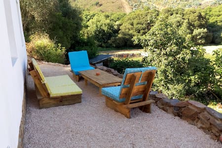 Beautiful self-built ecological house by the river