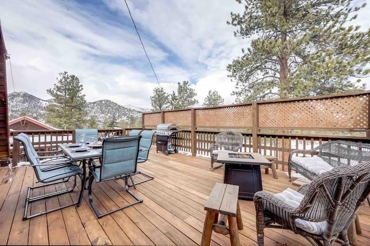 Majestic Estes Park Cabin | Firepit, Poke R& More