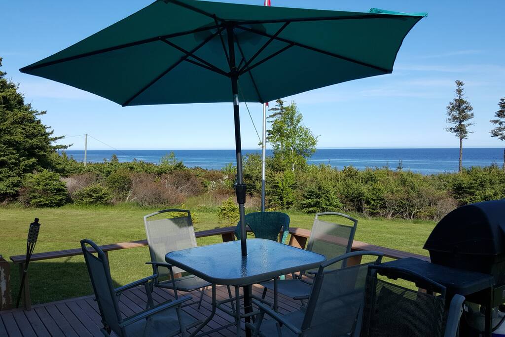 Ocean view patio