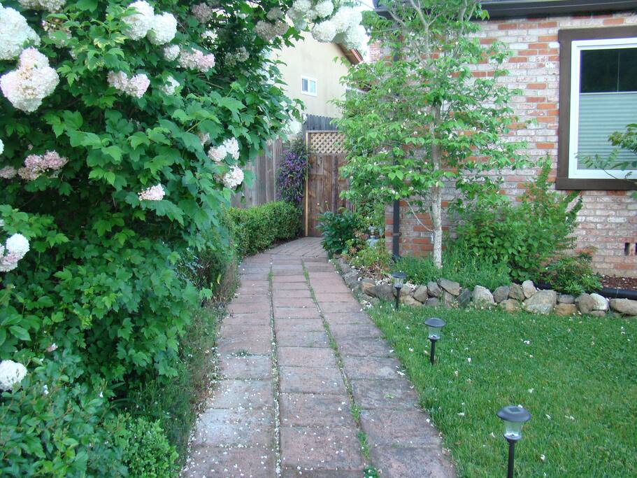 Street view walkway to Guest House