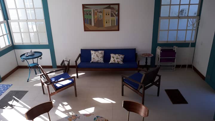Bela Casa No Centro Histórico, Ideal Para Casais. - Paraty