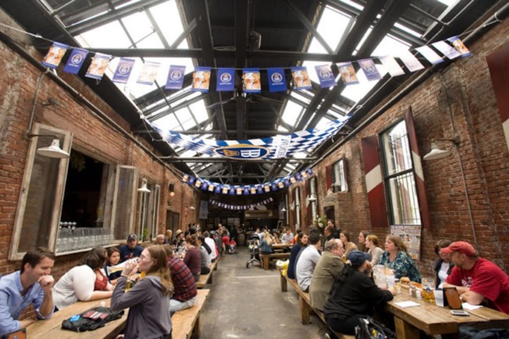 Radegast Beer hall is a neighborhood favorite