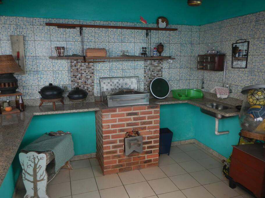 Espaço gourmet.