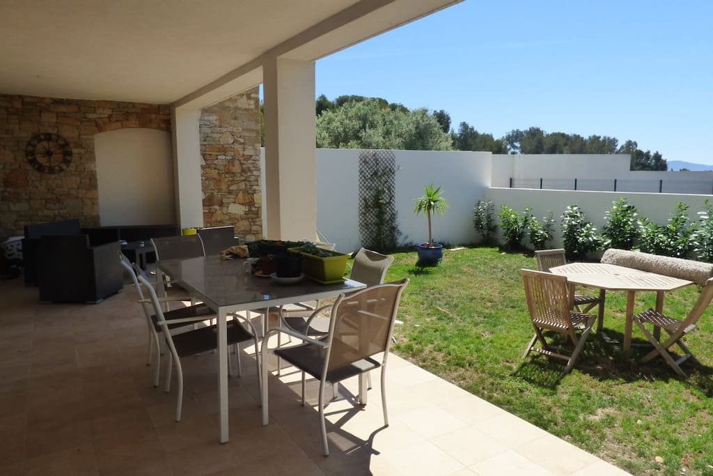terrasse + jardin