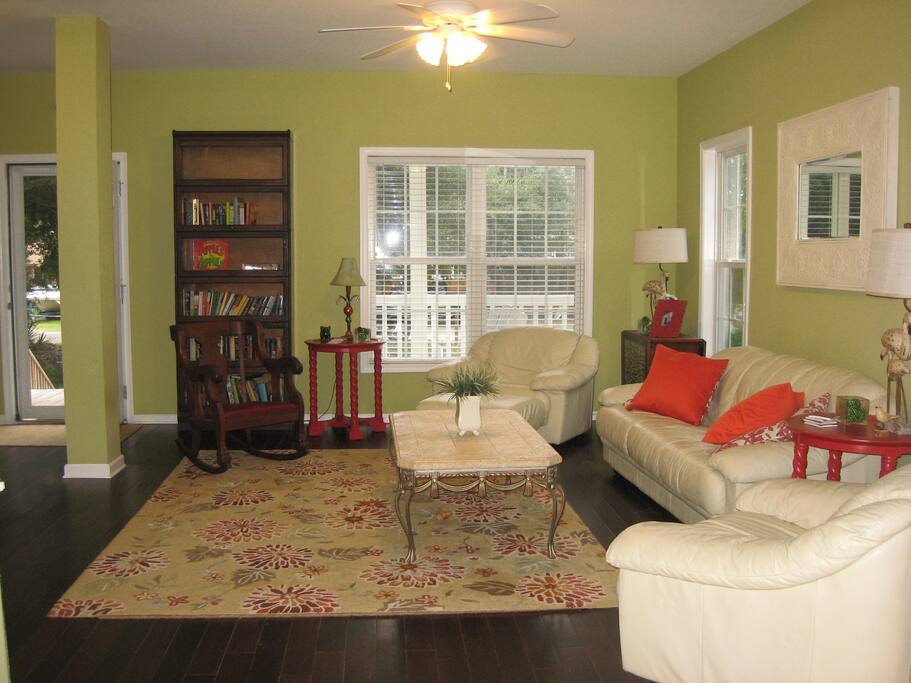 Another view of the living/family room.