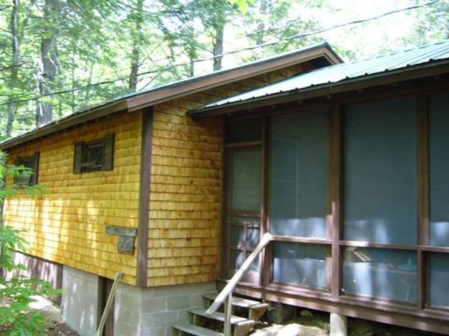bunkhouse and screened porch