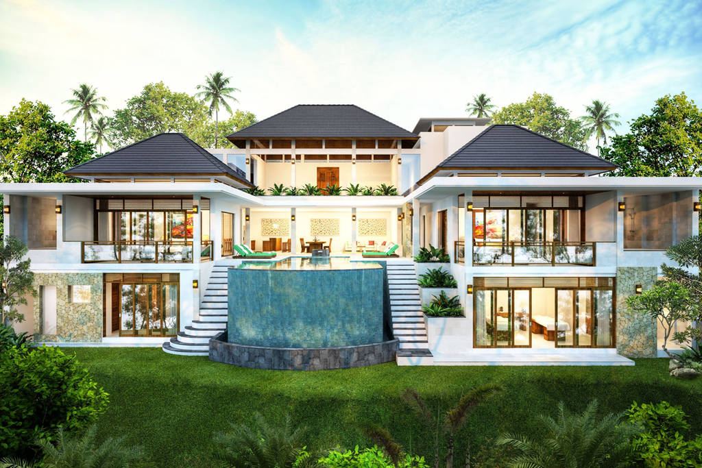 Villa in Kabupaten Gianyar · 5 bedrooms · 7 beds · 5.5 baths, comparabile Airbnb