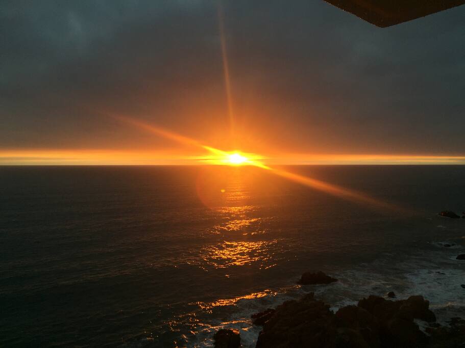 Nice sunset view from terrace