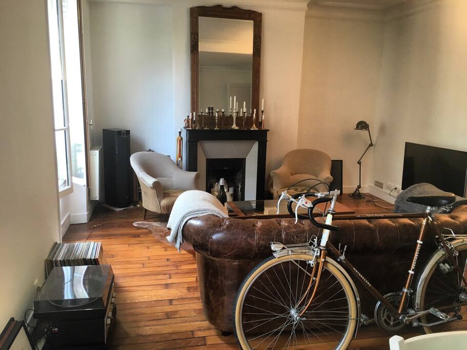 and a bike