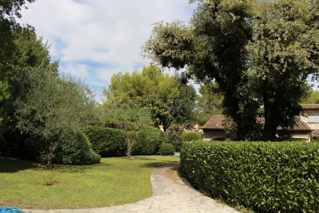 Garden entrance