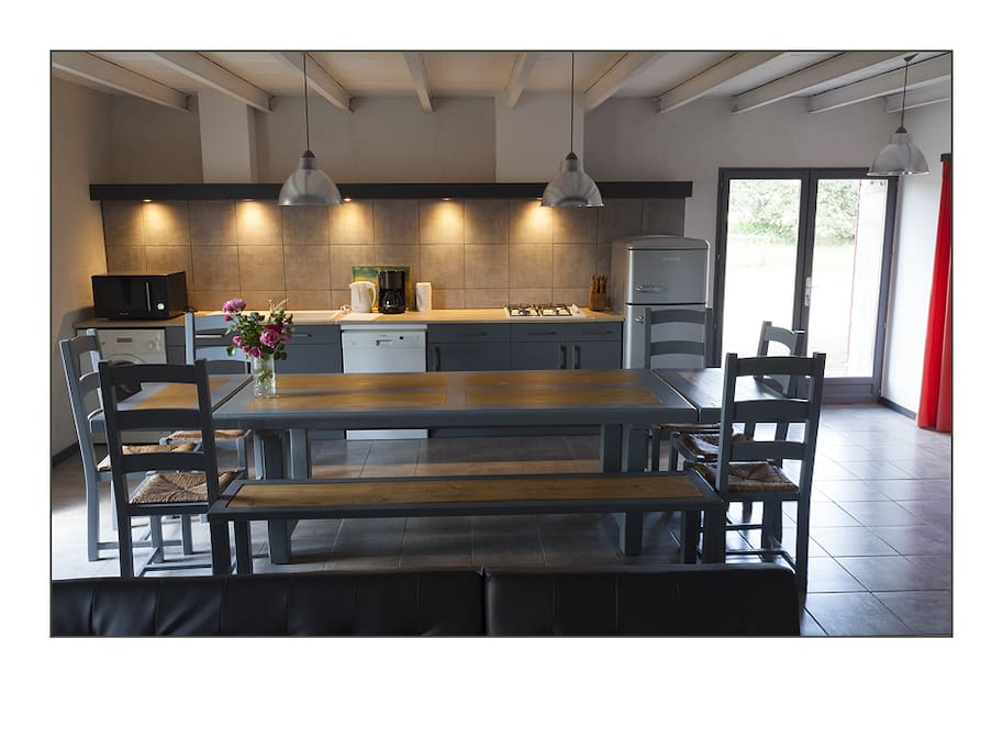 cuisine équipée lave-vaisselle, lave linge