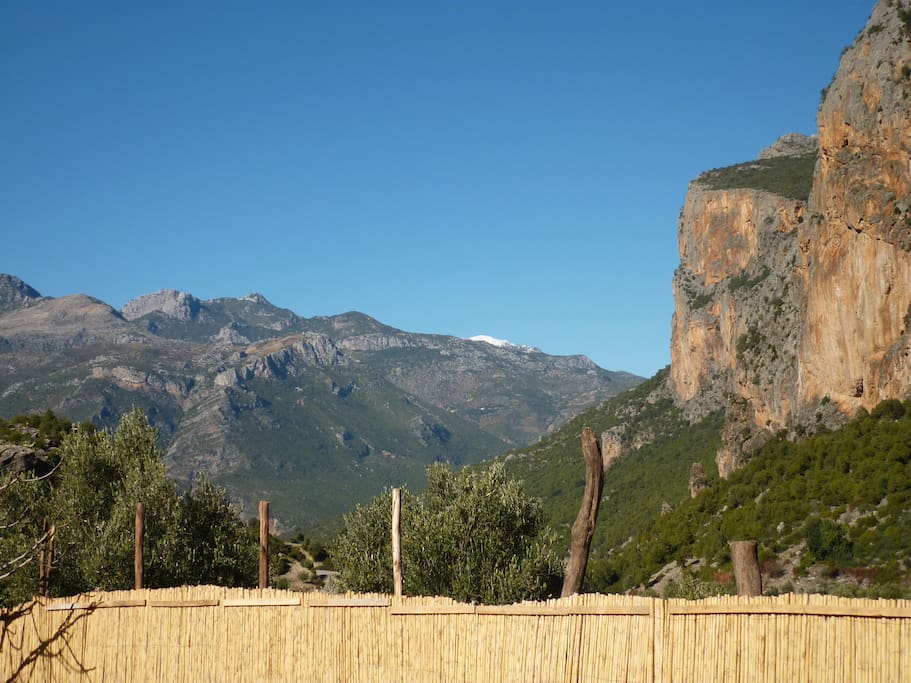 Vue panoramique dès le jardin