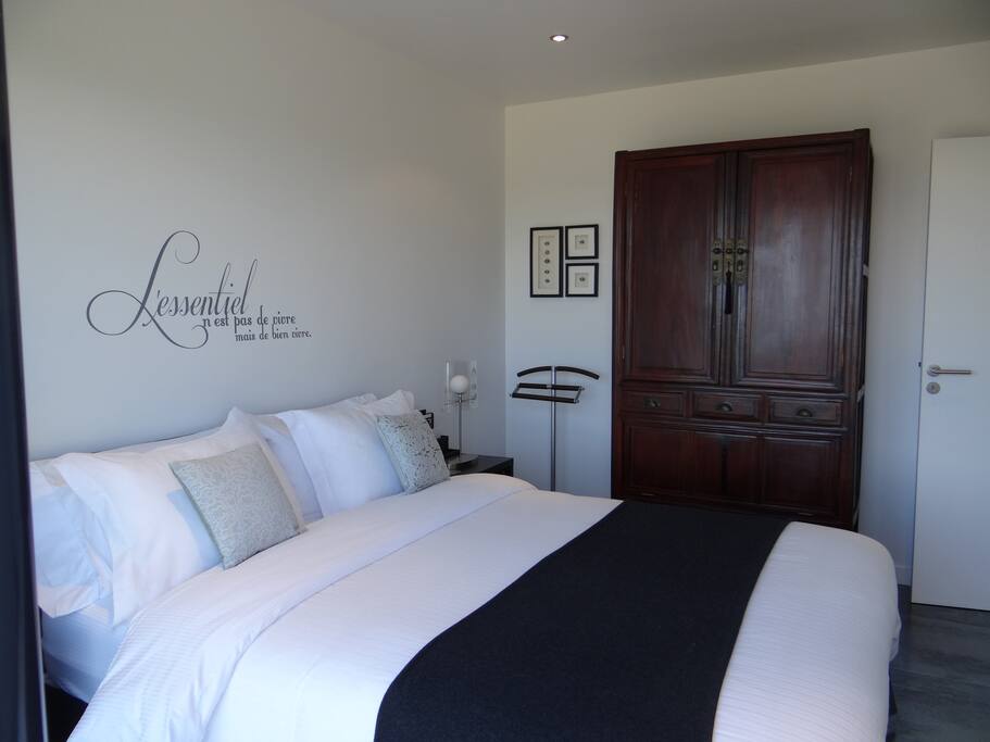 Chambre avec vue panoramique.
Literie 160 x 200