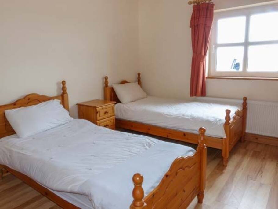 Choice of single rooms, twin room, and double rooms