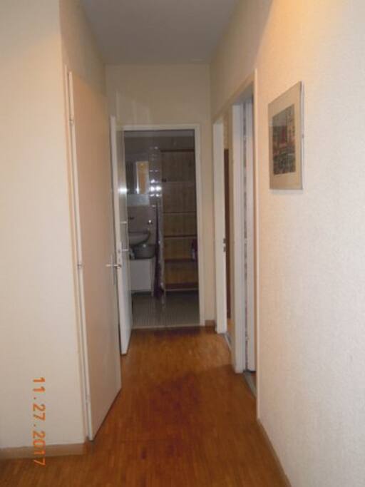 Apartment hallway
