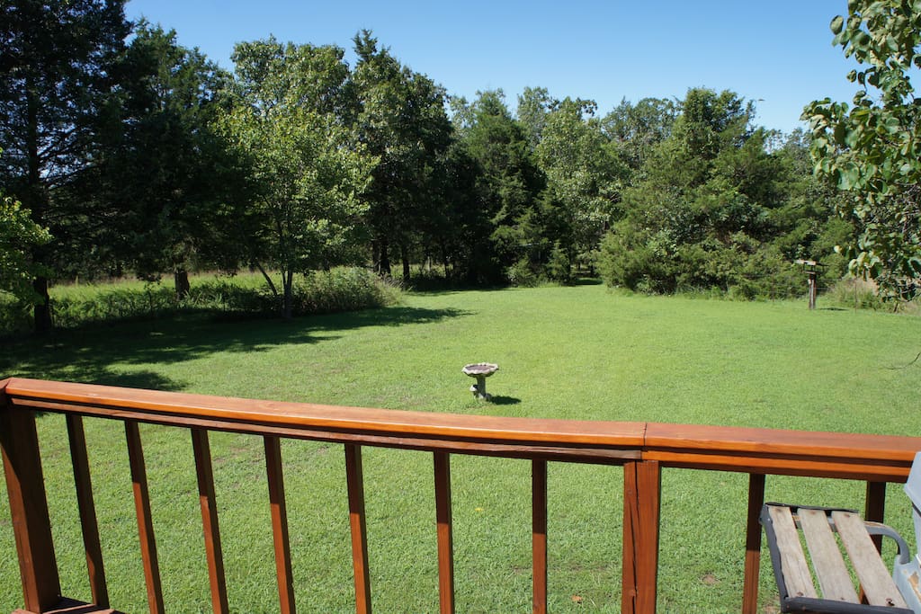 view from back deck