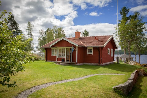 House with lake plot near Sundborn, Falun in Dalarna