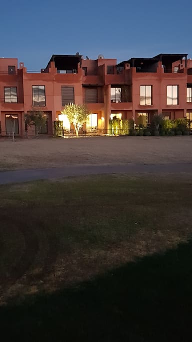 Villa view by night