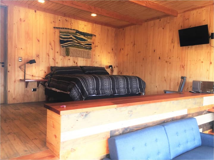 Cómoda cama con vista al mar