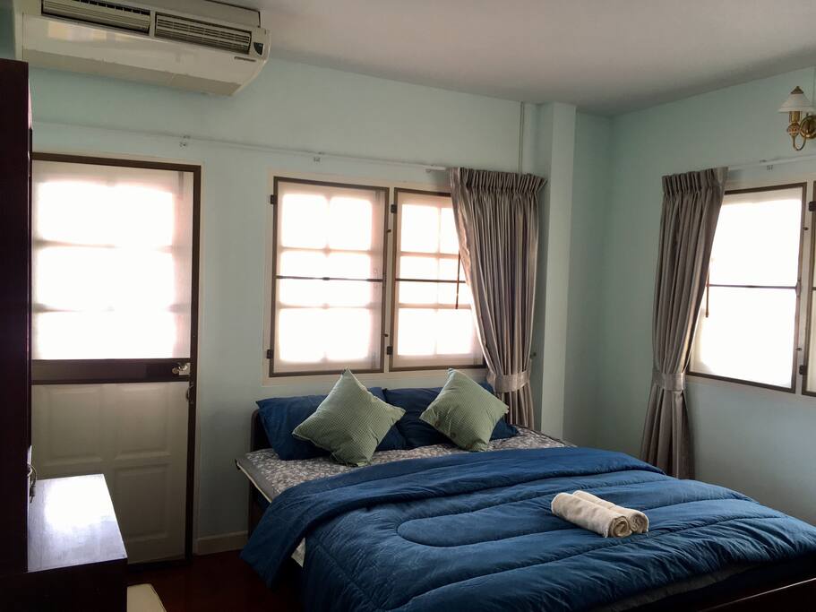 Room 2 has a balcony.