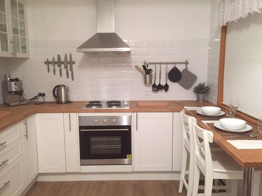 Fully equipped kitchen