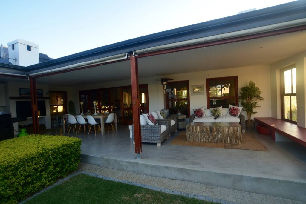 Outside entertainment area