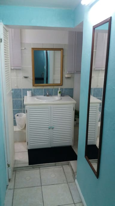 washroom..