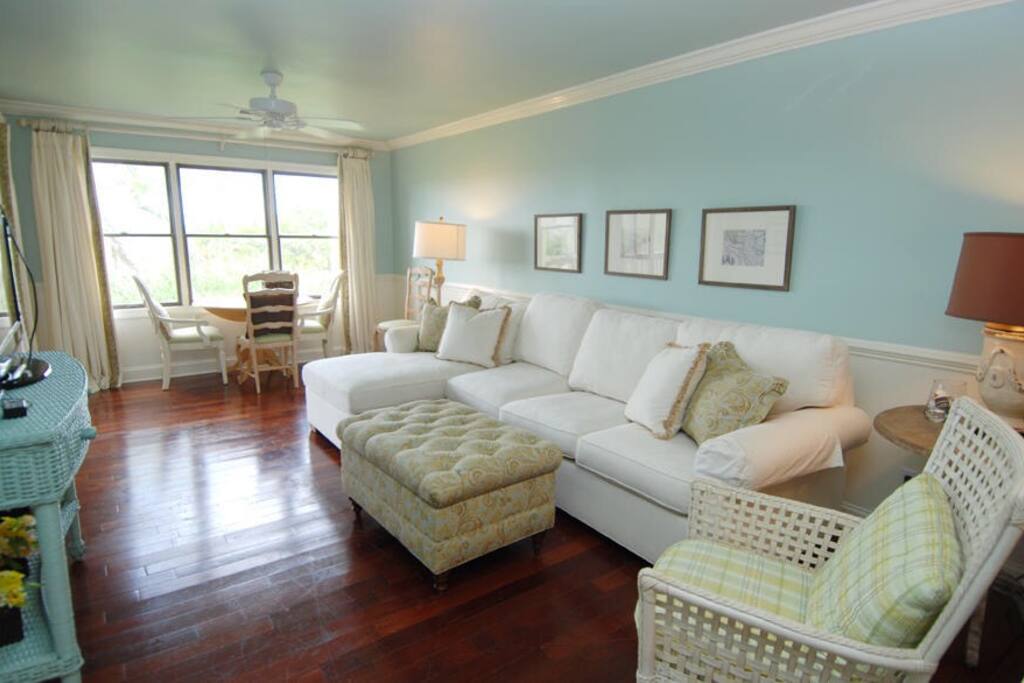 Living room with sofa bed