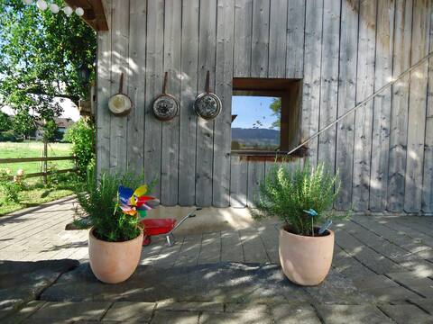 Studio in country style