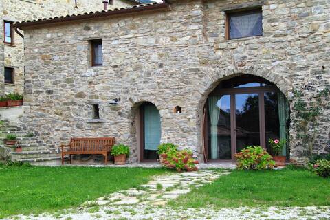 Rustic stone house in the Romagna