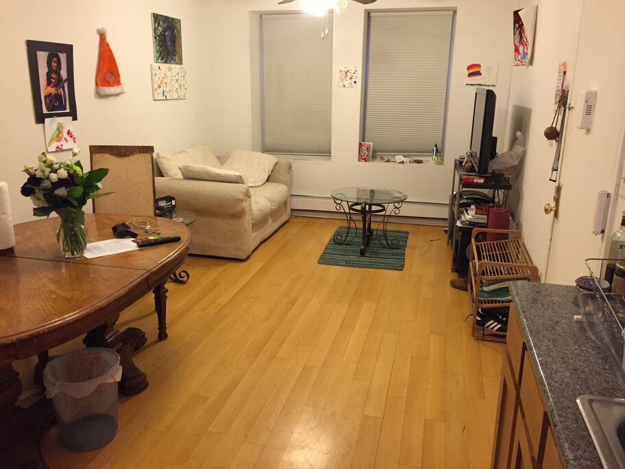 Front of apartment