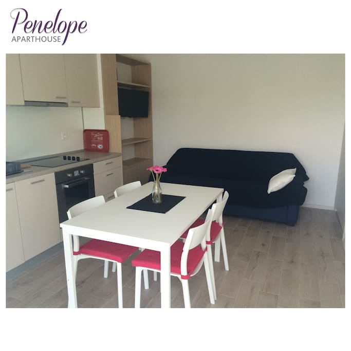 Dinning table and sofa bed