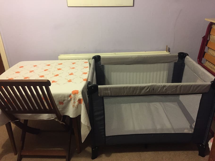 Table and cot when 2 or 3 people
