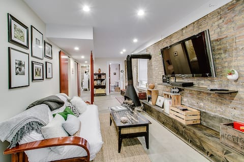 2BR Bursting w/ Character in Hip Logan Square!