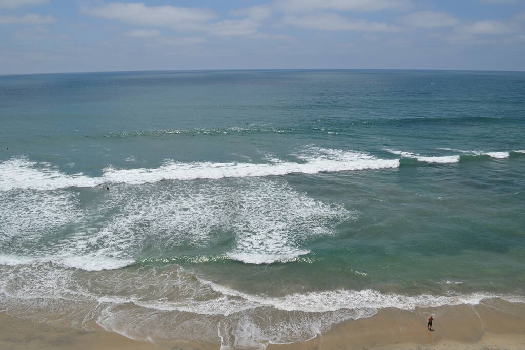 Private beach