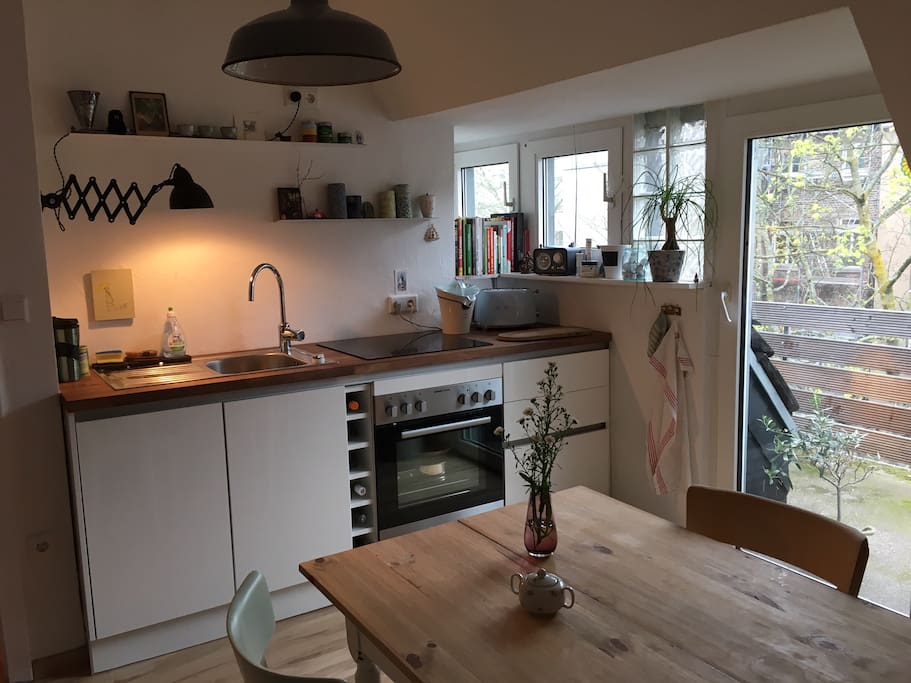 Kitchen and balcony