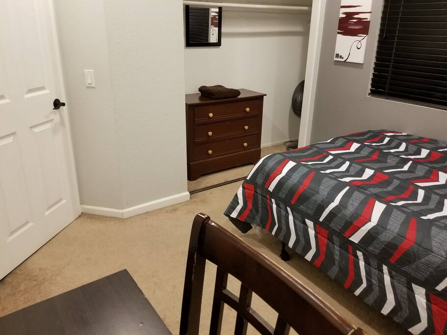 Dresser in room