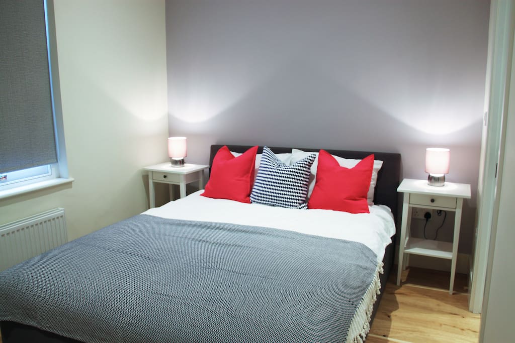 Master bedroom with super comfy kingsize