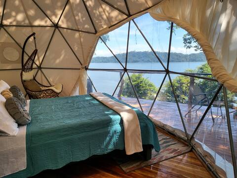 Luxury dome in island, ocean view and pool