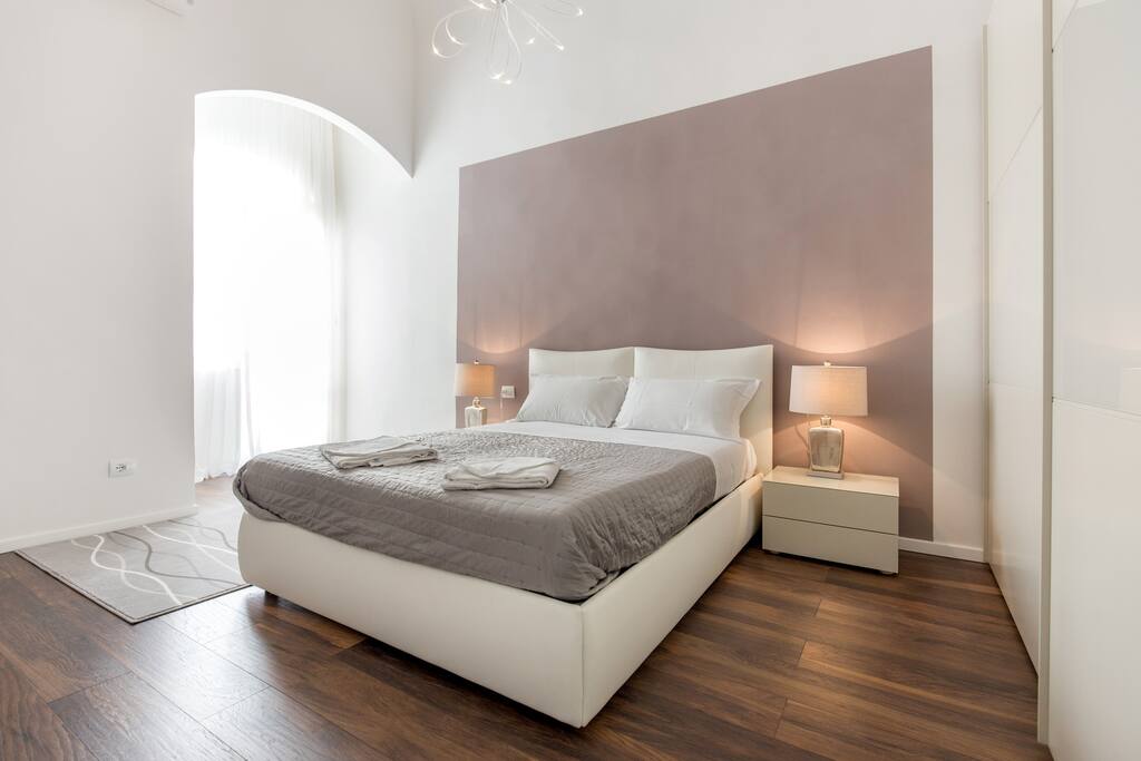 View of the bedroom from its entrance