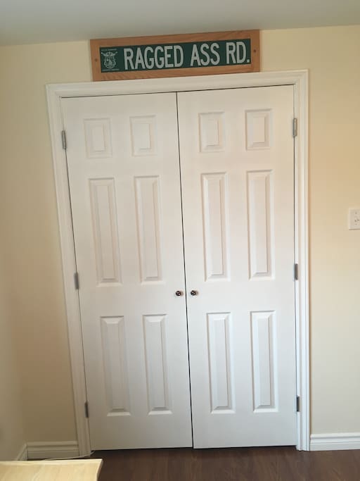 Spacious double closet