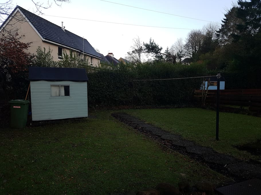 Back garden area
