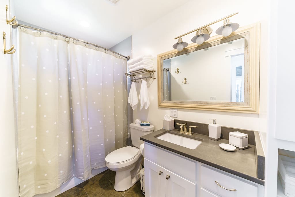 Private bathroom with shower/but