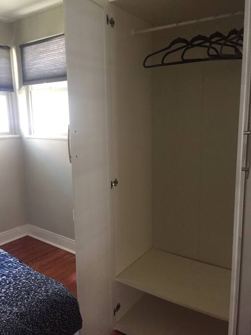 Lots of closet space