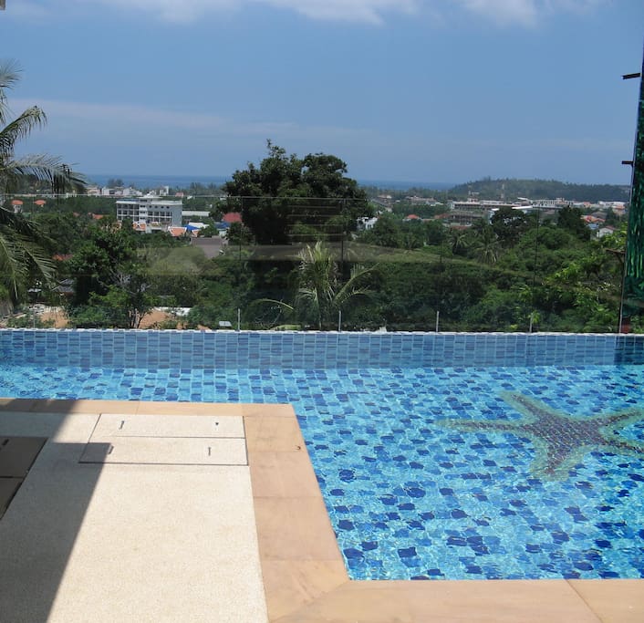 Swimming pool and view